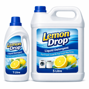 lemon drop detergent gel, & liquids